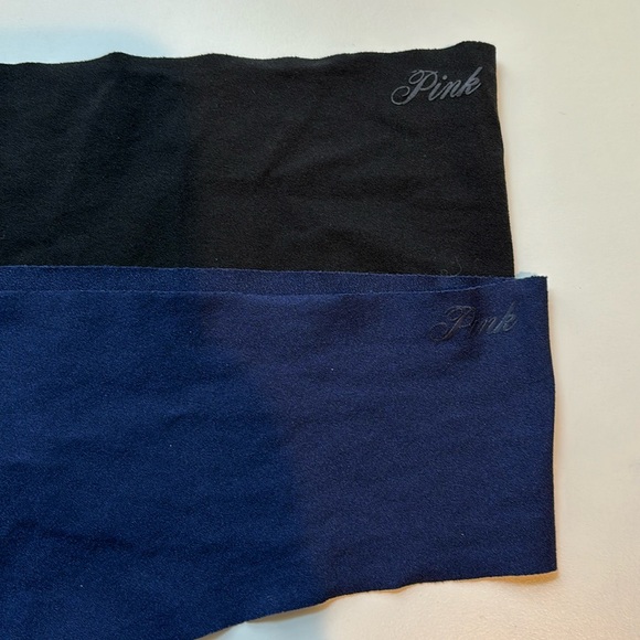 PINK Victoria's Secret *Bundle/3* L Black & Navy String Thong Underwear Lace - Picture 4 of 9